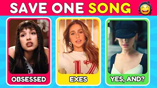 SAVE ONE SONG - Most Popular Songs EVER 🎵 Music Quiz #6