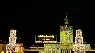 Berlin Christmas Market | Last Year of Charlottenburg palace market | 4K | Walking Tour