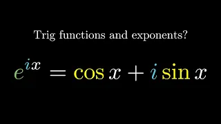 Why do trig functions appear in Euler's formula?