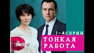 ТОНКАЯ РАБОТА 1, 2, 3, 4 СЕРИЯ (сериал, 2022), Домашний, анонс, дата выхода