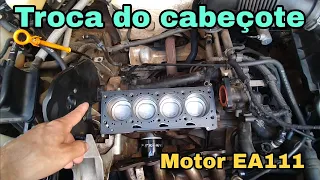 Motor EA111, troca do cabeçote, sincronismo do motor, troca do anti chama.