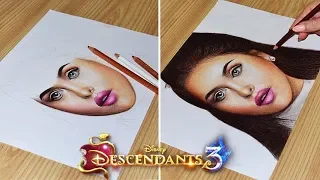 Disney Descendants 3 - Brenna D'Amico (Jane) Speed Drawing Time Lapse (FULL HD)