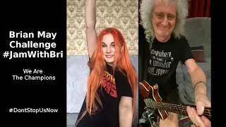 Brian May Challenge #JamWithBri - We Are The Champions - Cover by Victory Vizhanska - #DontStopUsNow