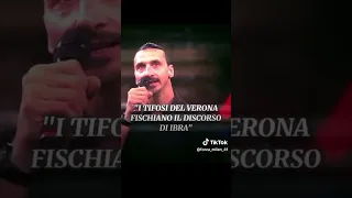 I tifosi del Verona fischiano Zlatan Ibrahimovic, lui risponde così ❤️‍🔥 #tiktok