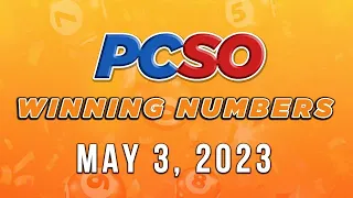 P50M Jackpot Grand Lotto 6/55, 2D, 3D, 4D, and Megalotto 6/45 | May 3, 2023