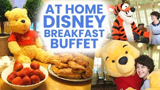 Recreating Disney's Crystal Palace AT HOME with Pooh's Puffed French Toast!