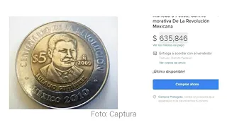 OJO CON ESTA moneda de 5 pesos que VALE UN FORTUNA