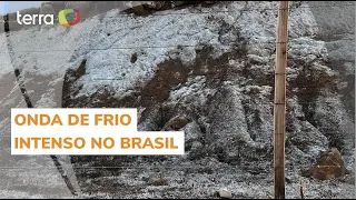 Mais de 30 cidades do Sul do País registram temperaturas abaixo de 0ºC após frente fria