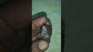 Carbonado meteorite black diamond 15gms non magnetic full of fusion crust