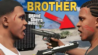 GTA 5 : Franklin Biggest Fight With His TWIN EVIL Brother IN NEAR RIVER (GTA 5 Mods)