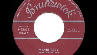 1958 HITS ARCHIVE: Maybe Baby - Buddy Holly & The Crickets