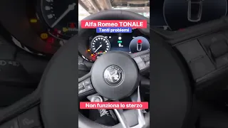 Alfa Romeo Tonale nuova di fabbrica non funziona lo sterzo !