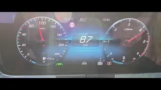 2021 Mercedes-Benz E200d 1.6 160 HP 0-180 km/h Acceleration