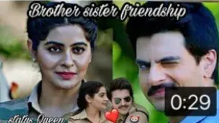 Brother Sister Friendship Video। 💞 Karishma Singh Anubhav Singh ❤️। WhatsApp status।❤️ Cute status ।
