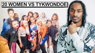20 WOMEN VS 1 YOUTUBER : TYKWONDOE