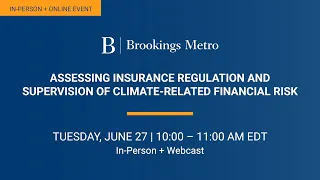 Assessing insurance regulation and supervision of climate-related financial risk