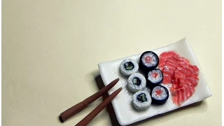 Miniature Sushi Tutorial-Polymer Clay