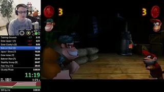 DK64 Any% Glitchless in 3:36:49 [former WR]