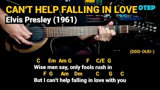 Can't Help Falling In Love - Elvis Presley (1961) - Easy Guitar Chords Tutorial with Lyrics