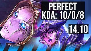 ORIANNA vs SYNDRA (MID) | 10/0/8, Quadra, Legendary | KR Diamond | 14.10