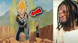 Android 18 VIOLATES VEGETA (REACTION)