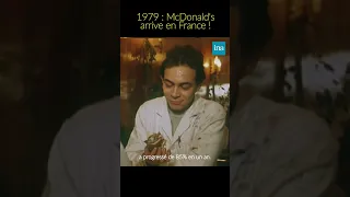 🍟 1979: McDo débarque en France ! 🍔 #INA #shorts