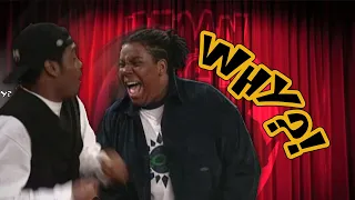 Kenan & Kel, but it's every single time the word 'why' or the letter Y is present in the dialogue.