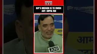 BJP's Mission Is To Finish AAP: Delhi Minister Gopal Rai On Arvind Kejriwal's Arrest | #shorts