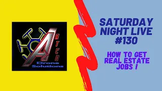 ArtCo Drone Solutions Saturday Night Live #130 How to get real estate gigs