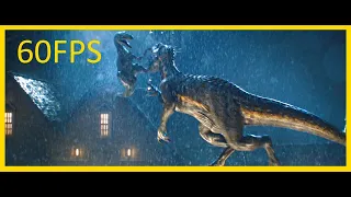 Jurassic World: Fallen Kingdom (2018) | Indoraptor vs. Blue Scene | [60FPS]