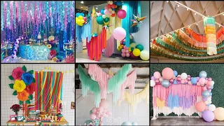 Easy Crepe Paper Decor Ideas || Party Decoration Ideas | Birthday Decoration Ideas | DIY Paper Craft