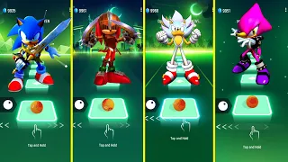 Sonic Weapon Team Tiles Hop | Sonic - Knuckles - Silver Sonic - Espio Sonic | Sonic Team Tiles Hop