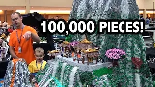 Massive LEGO Samurai Mountain & Fortress – AMAZING!