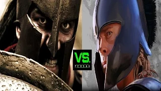 LEONIDAS (300) VS ACHILLES (TROY) - Battle of GODS [Forum Battle #6]
