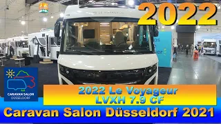 2022 Le Voyageur Heritage LVXH 7.9 CF Interior Exterior Walkaround Caravan Salon Düsseldorf 2021