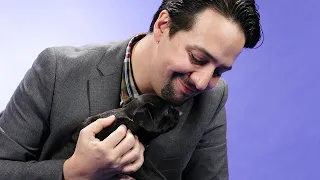 Lin-Manuel Miranda Plays With Puppies While Answering Fan Questions