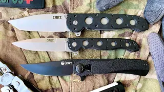 ПРОСТЫЕ и НАДЖЕЖНЫЕ СКЛАДНЫЕ НОЖИ! CRKT M16-04Z VS M16-03Z VS RUGER RTD