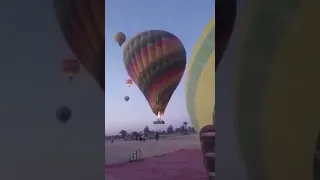 в Египте упал воздушный шар с людьми