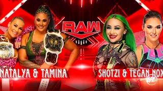 NATALYA & TAMINA VS SHOTZI & TEGAN NOX |TwistedBliss|