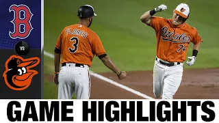 Pedro Severino walks-it-off in the 10th | Red Sox-Orioles Game Highlights 8/22/20
