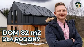 RODZINNY DOM MODUŁOWY 80 m² TIMBER MOON 80