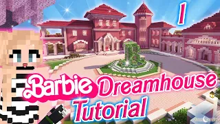 ✨ Barbie Dream House Minecraft Tutorial Part 1 🎀 Cherry Wood Build 🌸