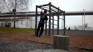 ONE ARM PULL UP COLLECTION (REAL OUTDOOR TRAINING) BW 93,5kg / 206lbs