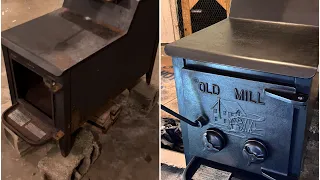 How to Restore a Wood Stove - Looks Like New Again