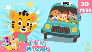 Wheels On The Bus +Five Little Speckled Frogs + more Little Mascots Nursery Rhymes & Kids Songs