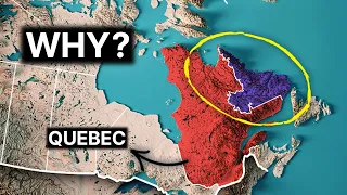 Why is Quebec the Shape it is? Why doesn’t it have Labrador Peninsula?