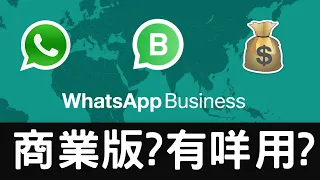 一條片講哂公司版Whatsapp business好處壞處! 裝唔裝自己決定! #Whatsapp #商業版