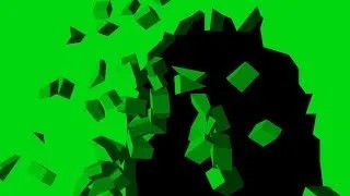 different wall / surfaces holes - green screen effect