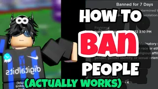 HOW to BAN PEOPLE in ROBLOX, not clickbait (roblox touch football)