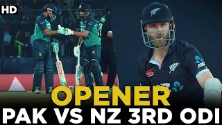 Opener | Pakistan vs New Zealand | 3rd ODI 2023 | PCB | MZ2L